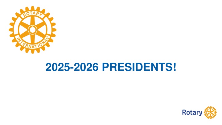 2025 2026 presidents