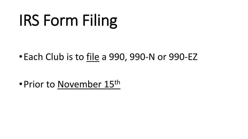 irs form filing irs form filing