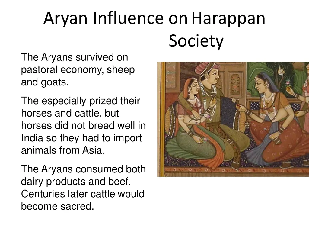 aryan influence onharappan 1