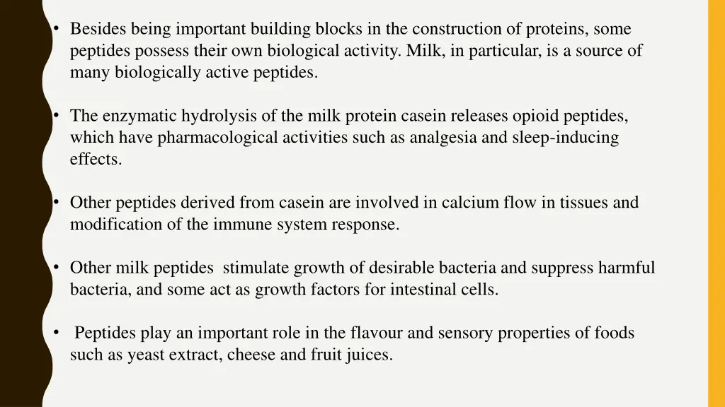 besides being important building blocks
