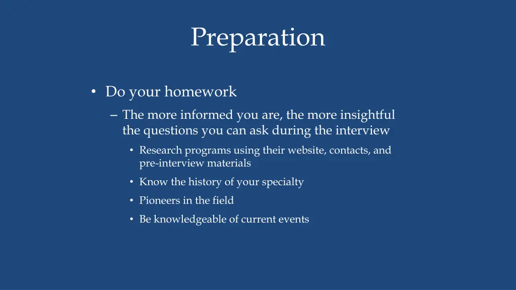 preparation 1