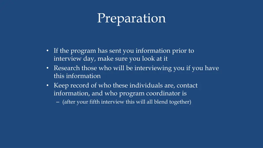 preparation 2