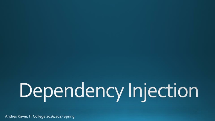 dependency injection