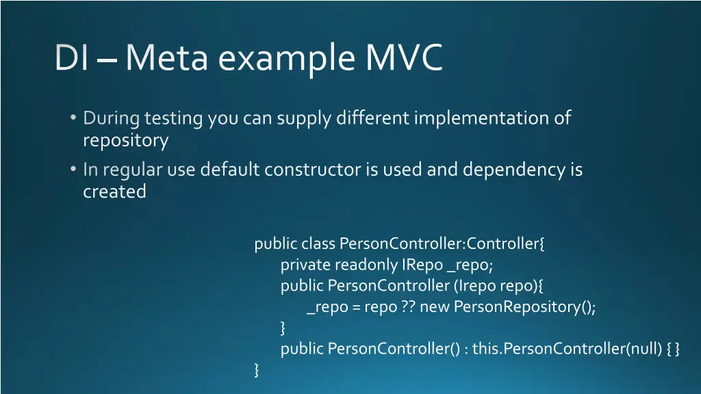 di meta example mvc