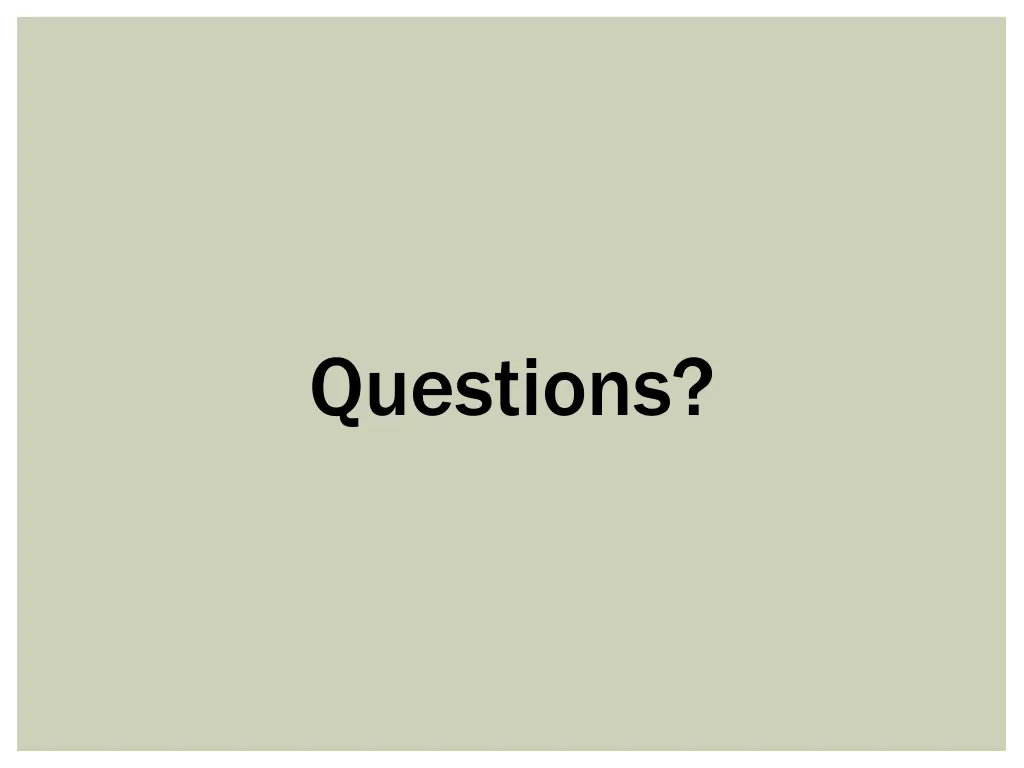 questions