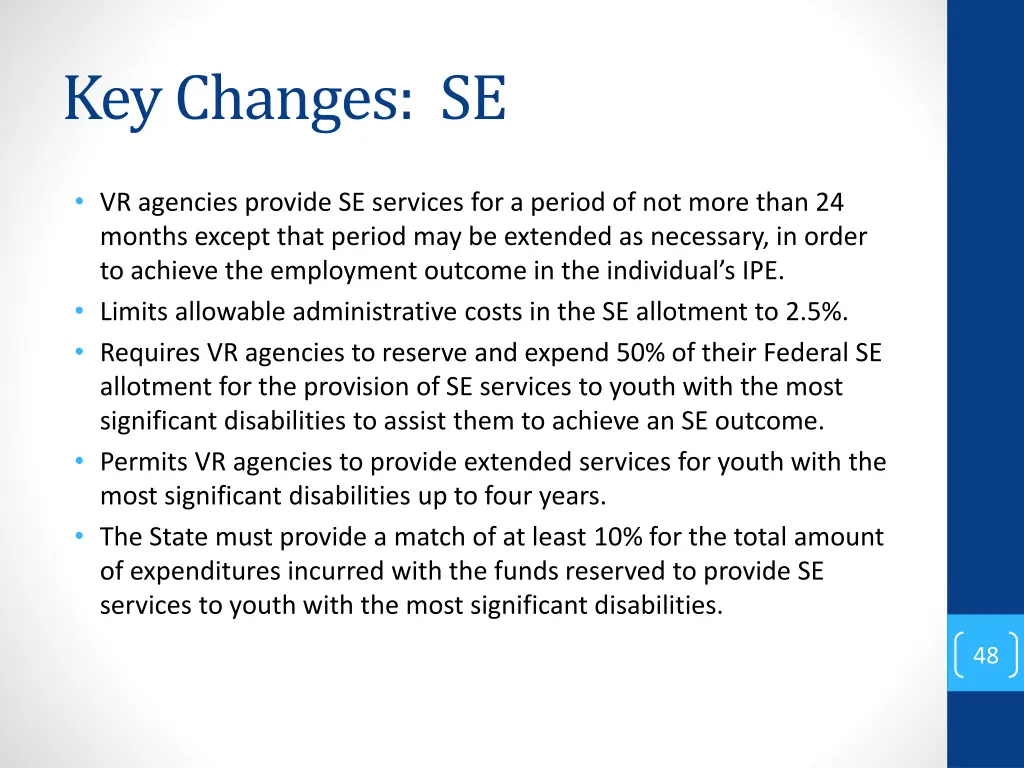 key changes se