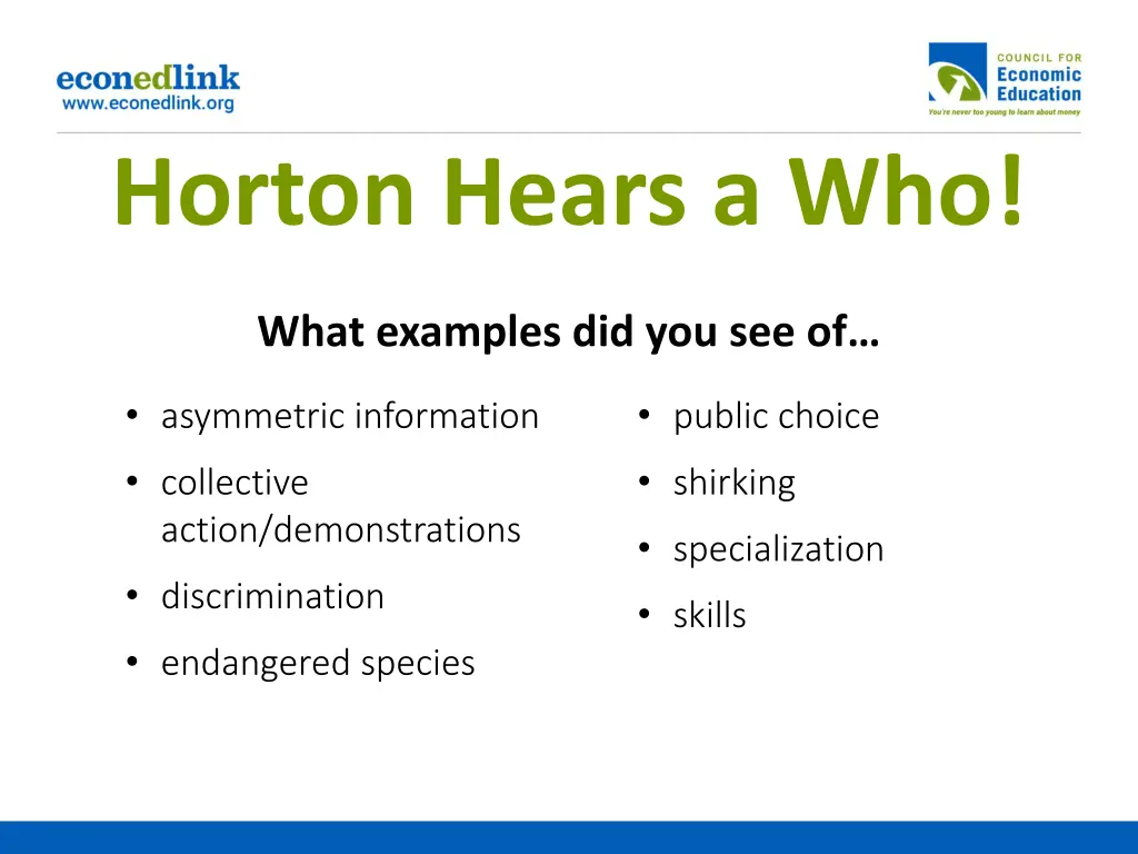 horton hears a who