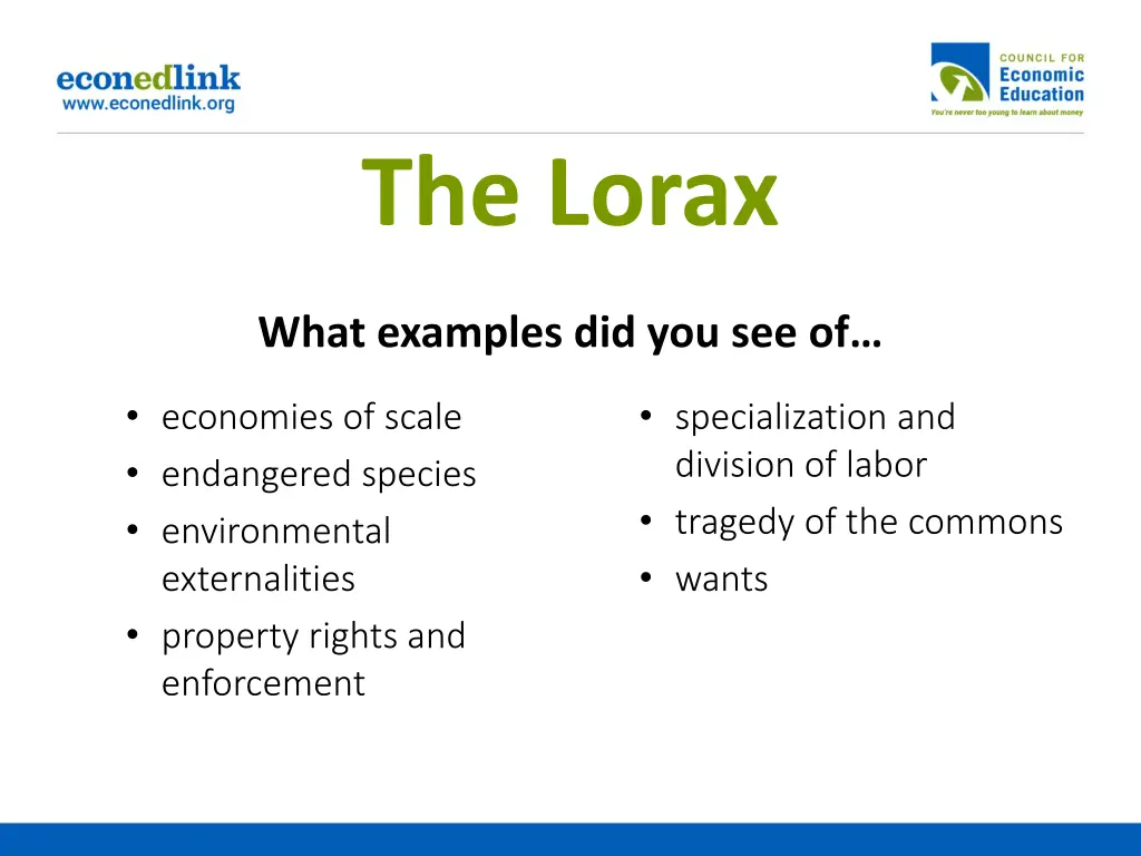 the lorax