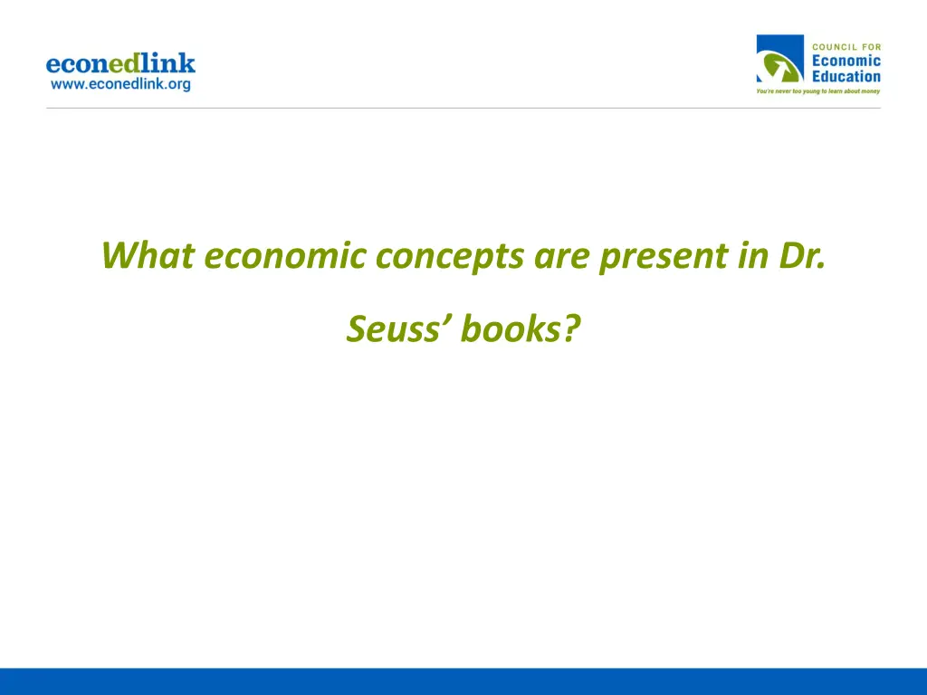 what economic concepts are present in dr