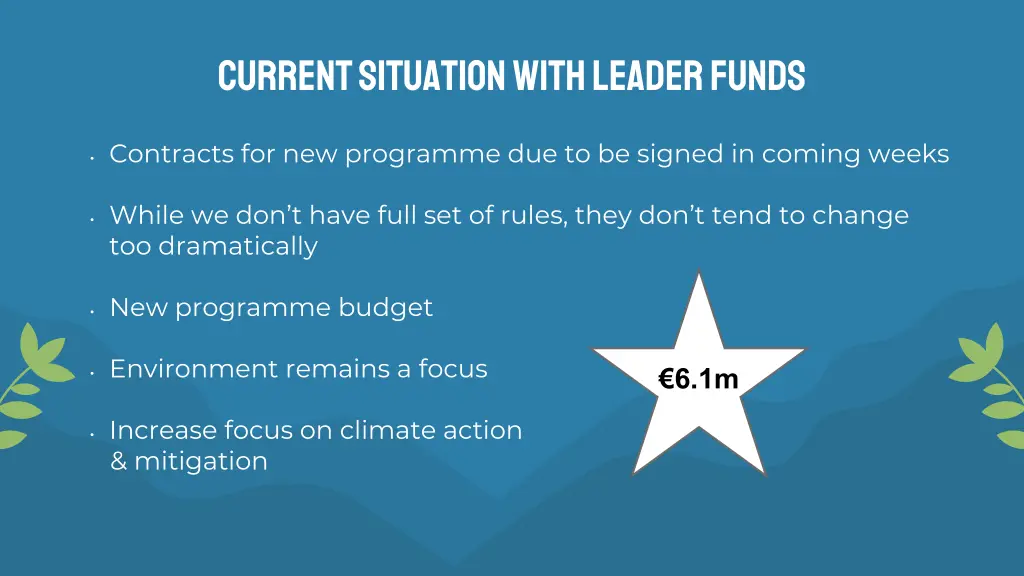 current situation with leader funds