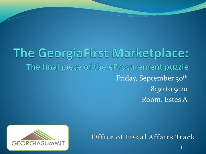 friday september 30 th 8 30 to 9 20 room estes a