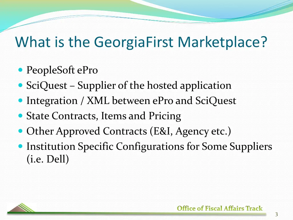 what is the georgiafirst marketplace