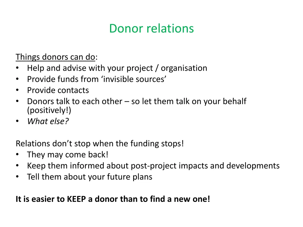 donor relations 3