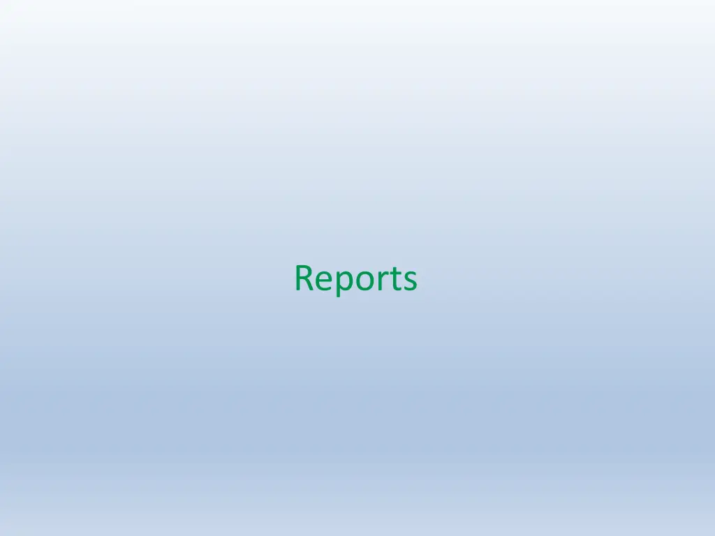 reports