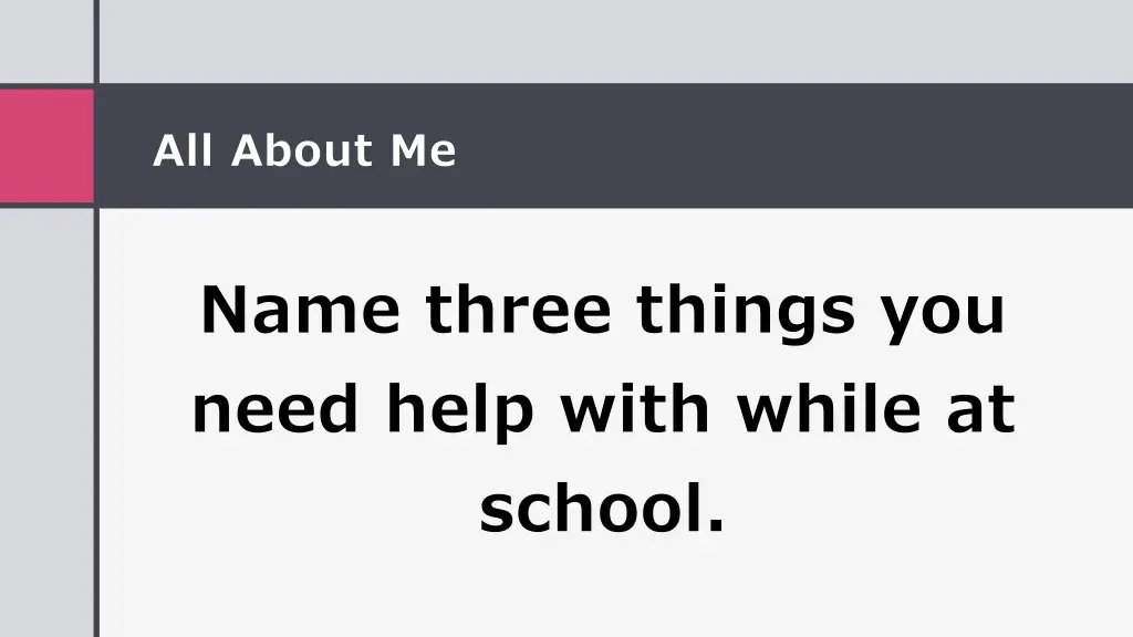 all about me 13