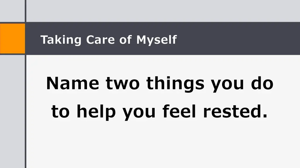 taking care of myself 11