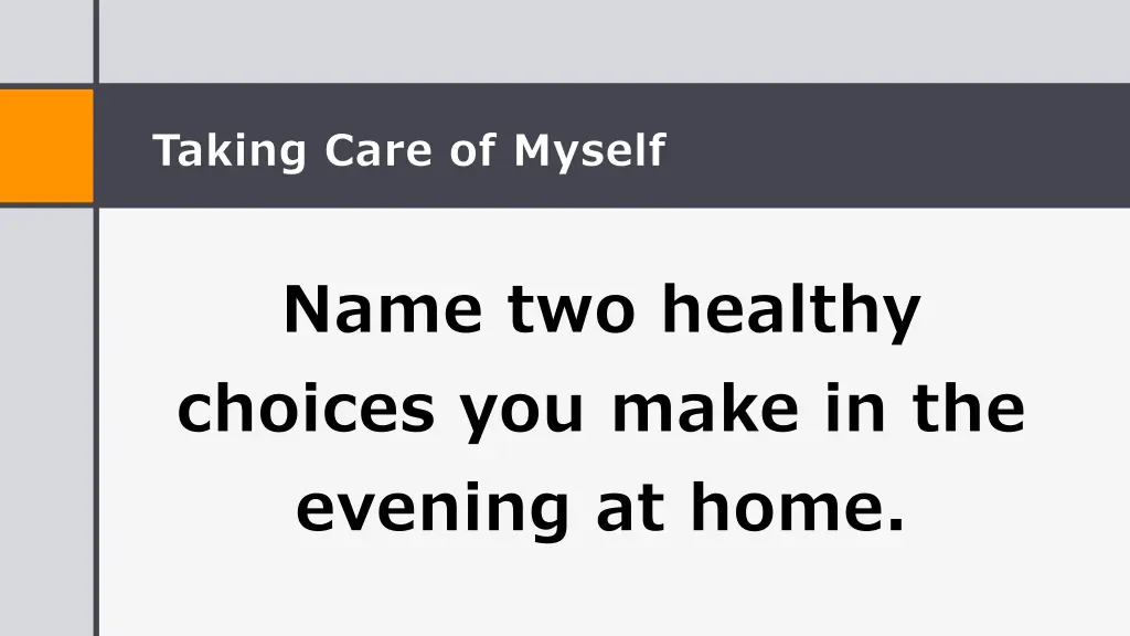 taking care of myself 3