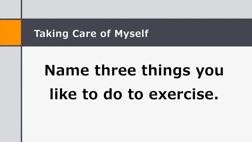 taking care of myself 9