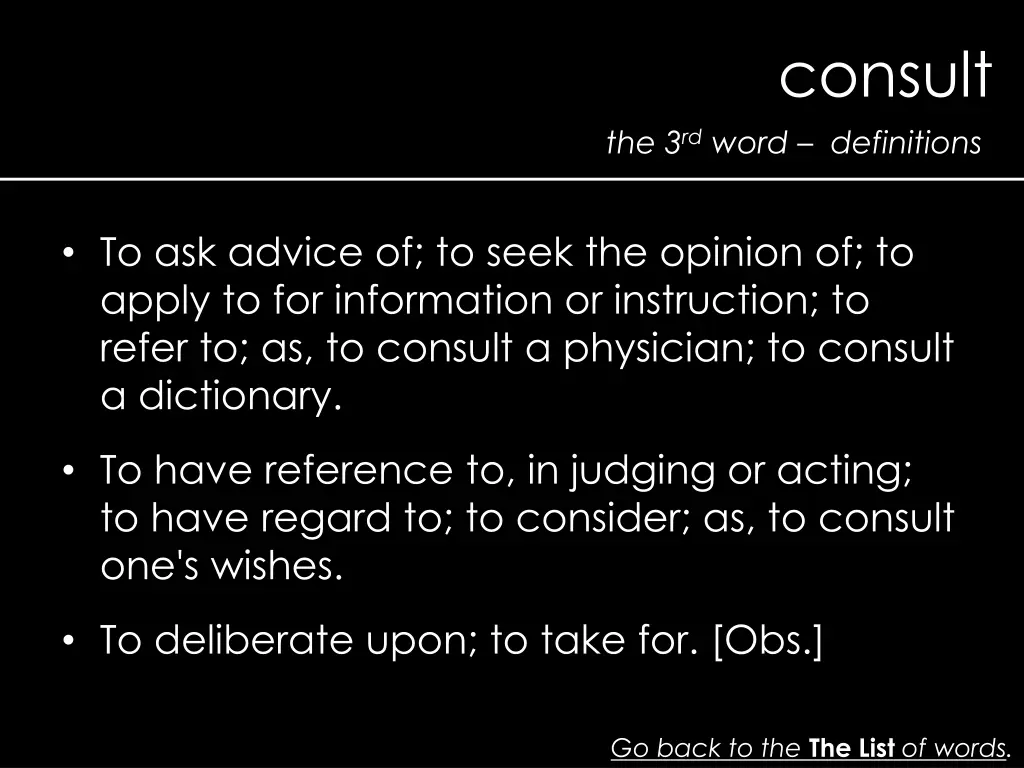 consult 1