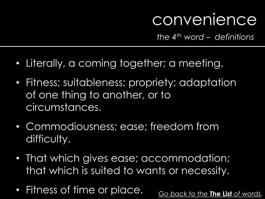 convenience 1