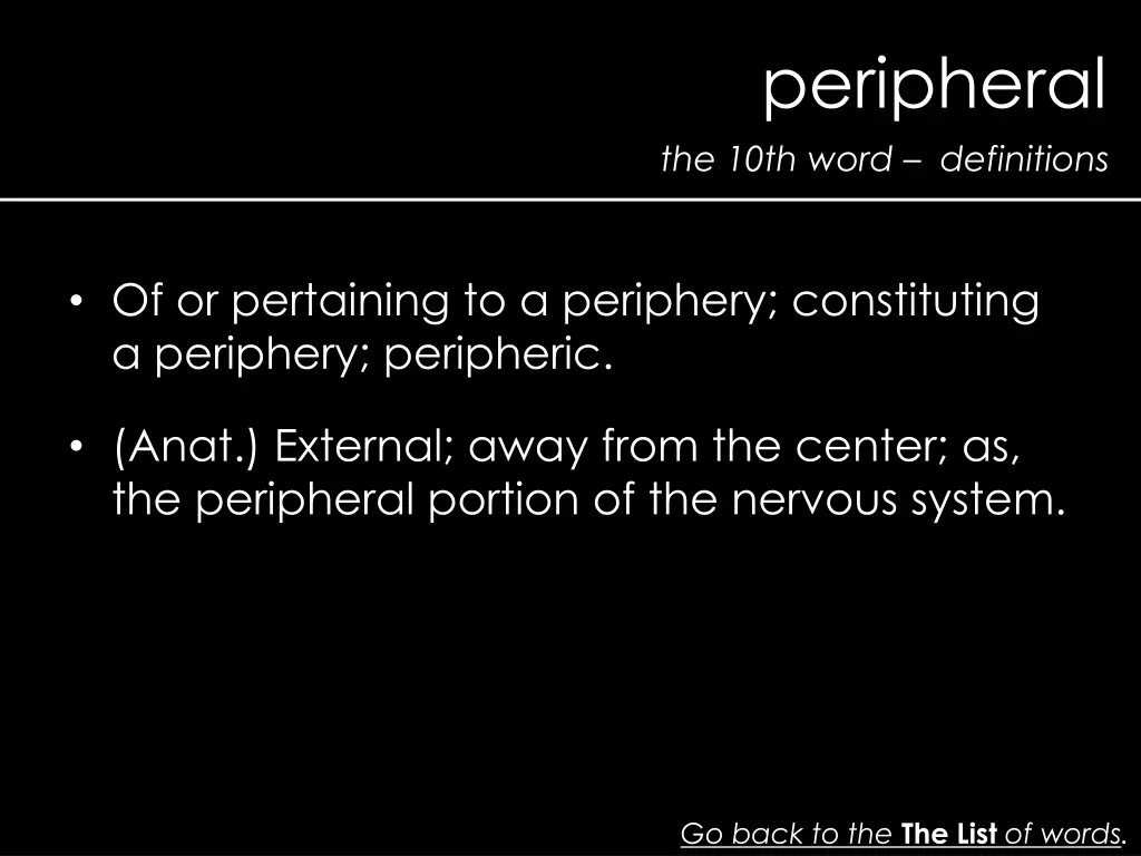 peripheral 1