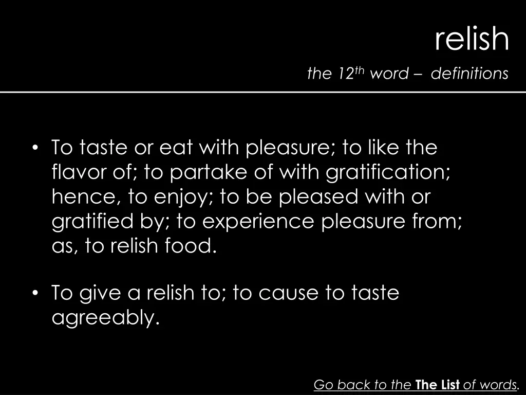 relish 1