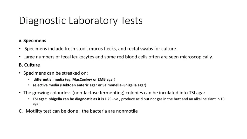 diagnostic laboratory tests