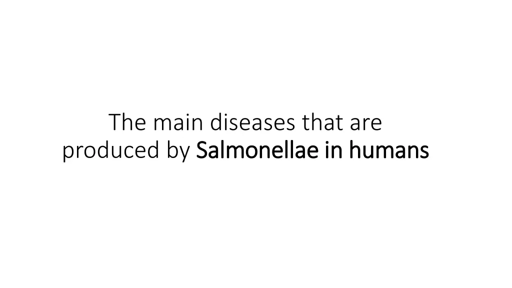 the main diseases that are produced