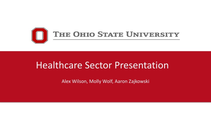 healthcare sector presentation