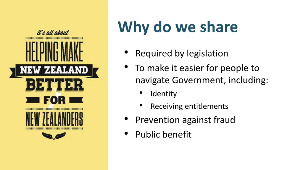 why do we share
