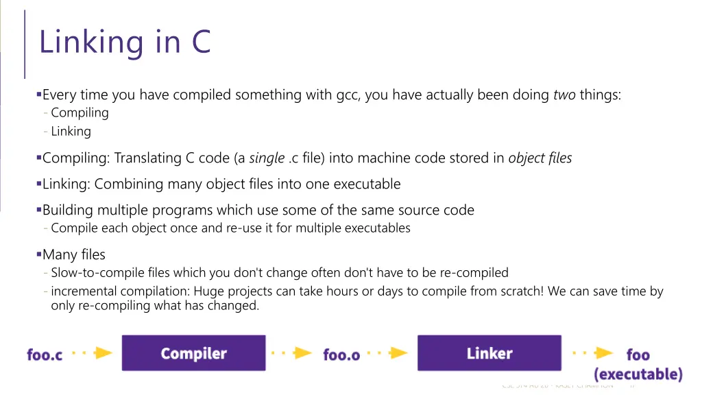 linking in c