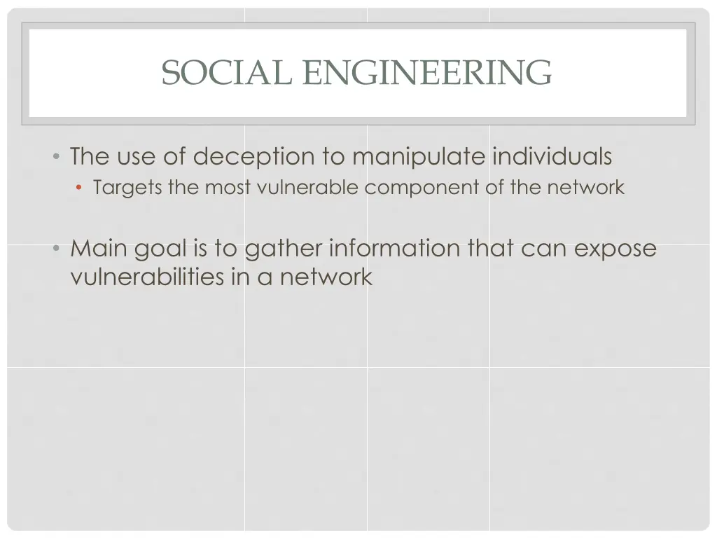 social engineering