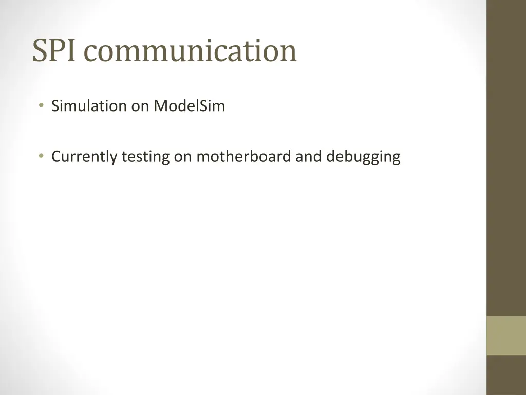 spi communication