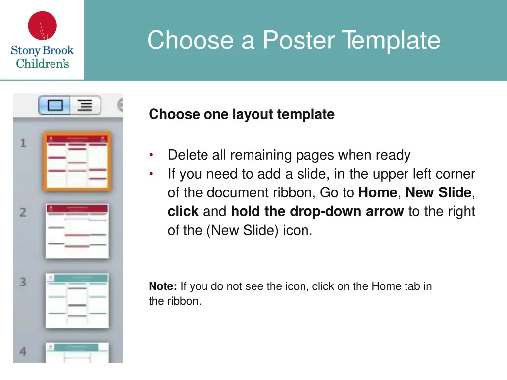 choose a poster t emplate