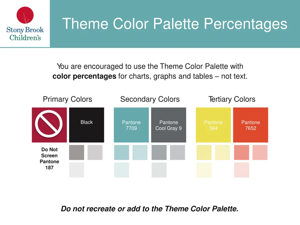 theme color palette percentages