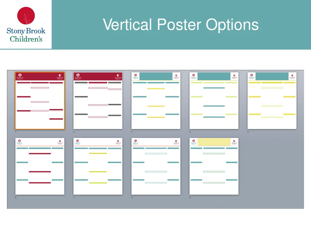 vertical poster options