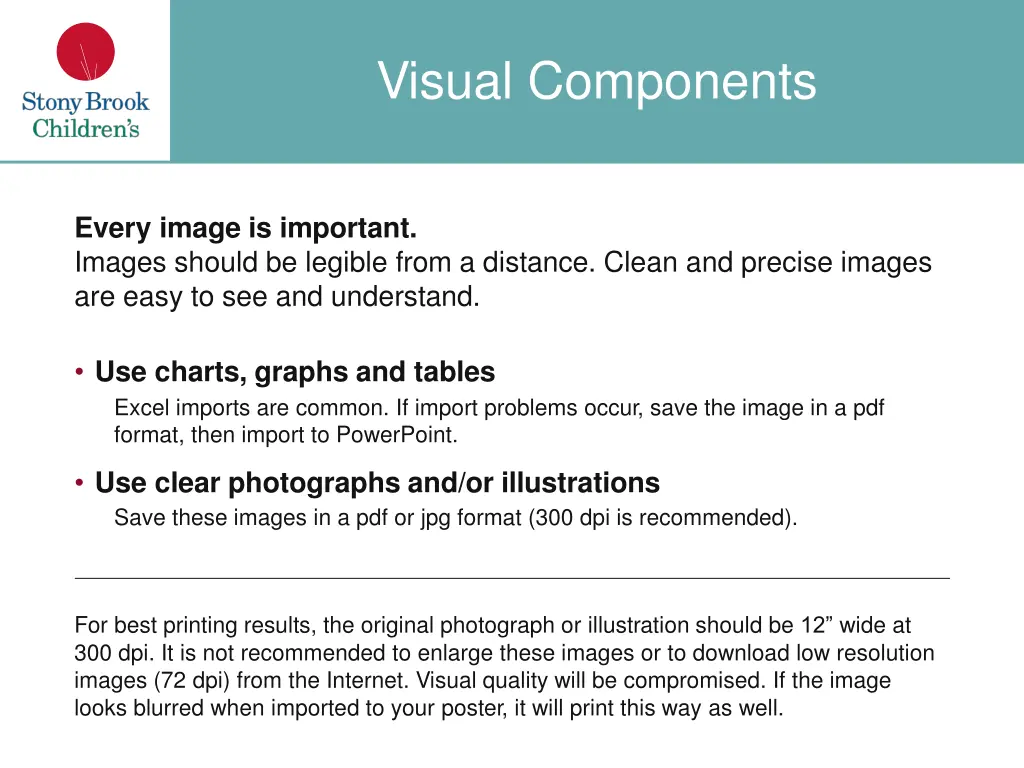 visual components