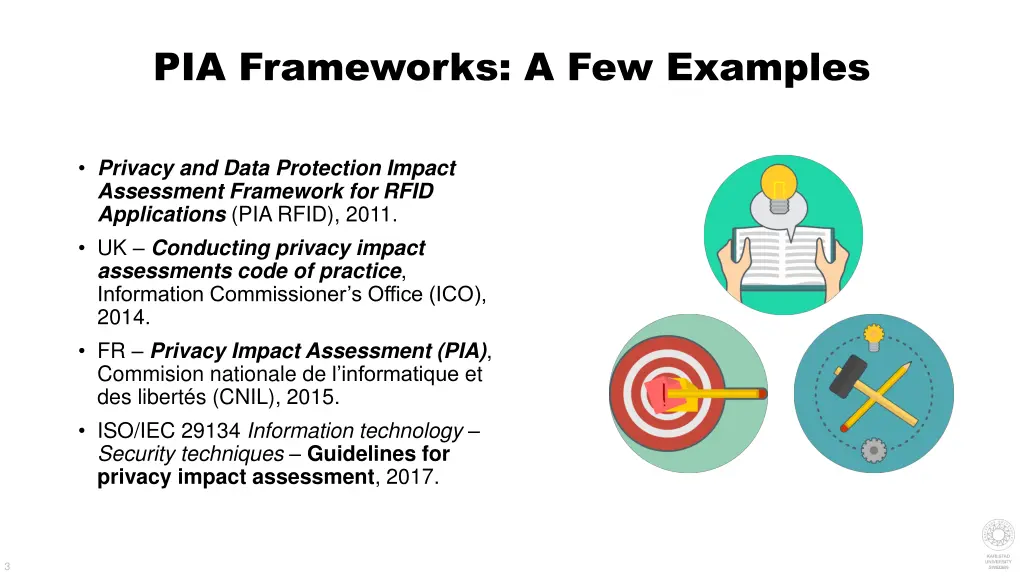 pia frameworks a few examples