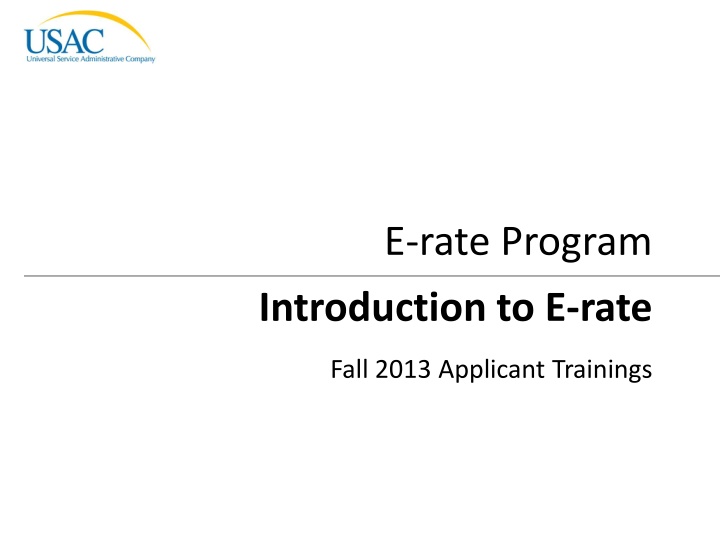 e rate program