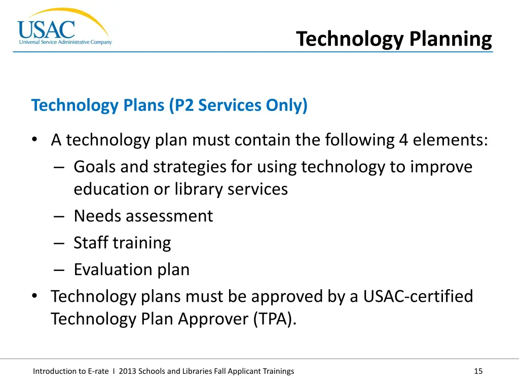 technology planning