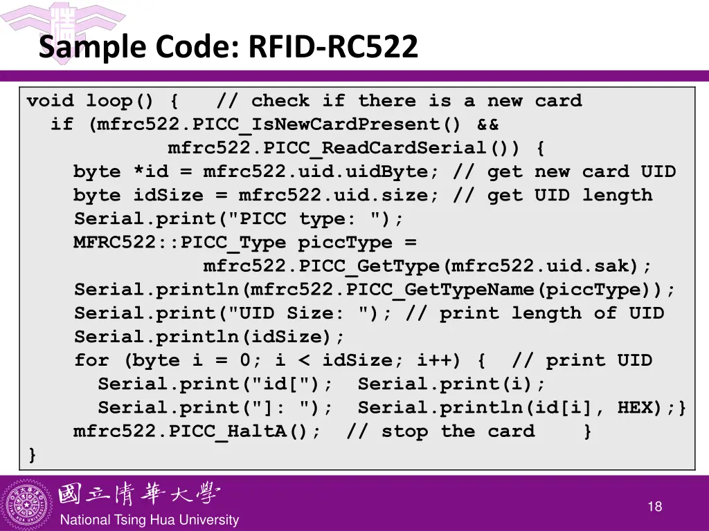 sample code rfid rc522 1