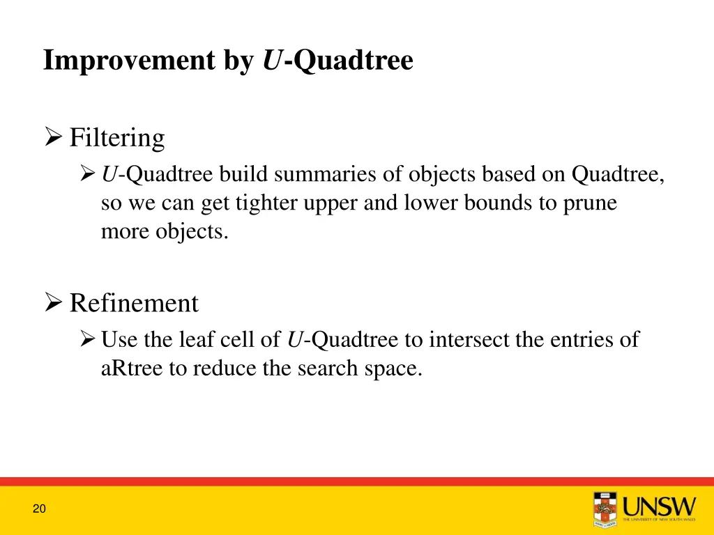 improvement by u quadtree