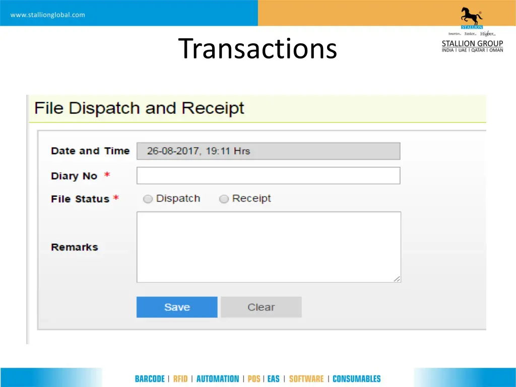 transactions