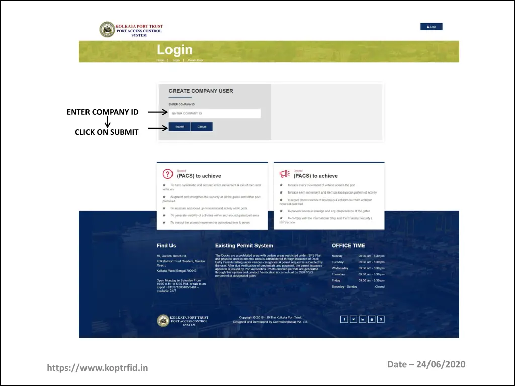 enter company id