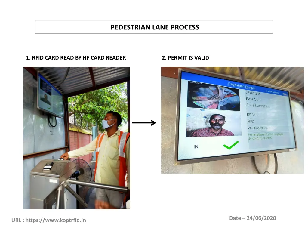 pedestrian lane process