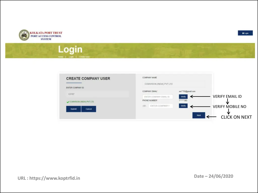 verify email id