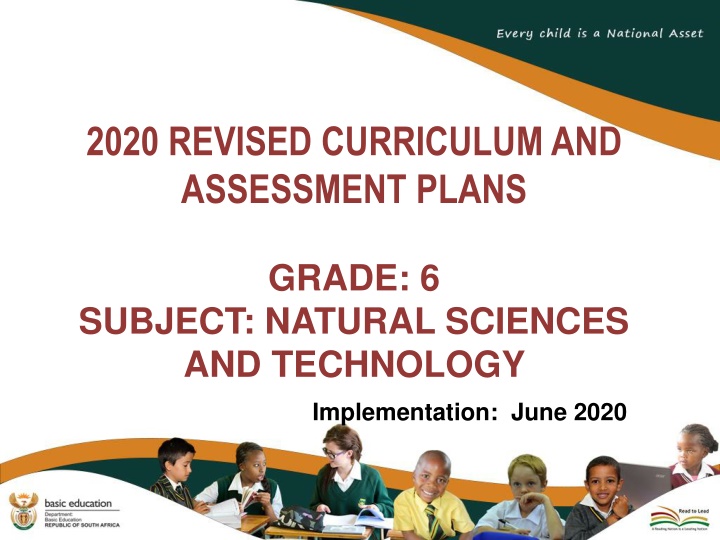 2020 revised curriculum and assessment plans