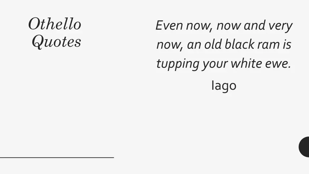 othello quotes