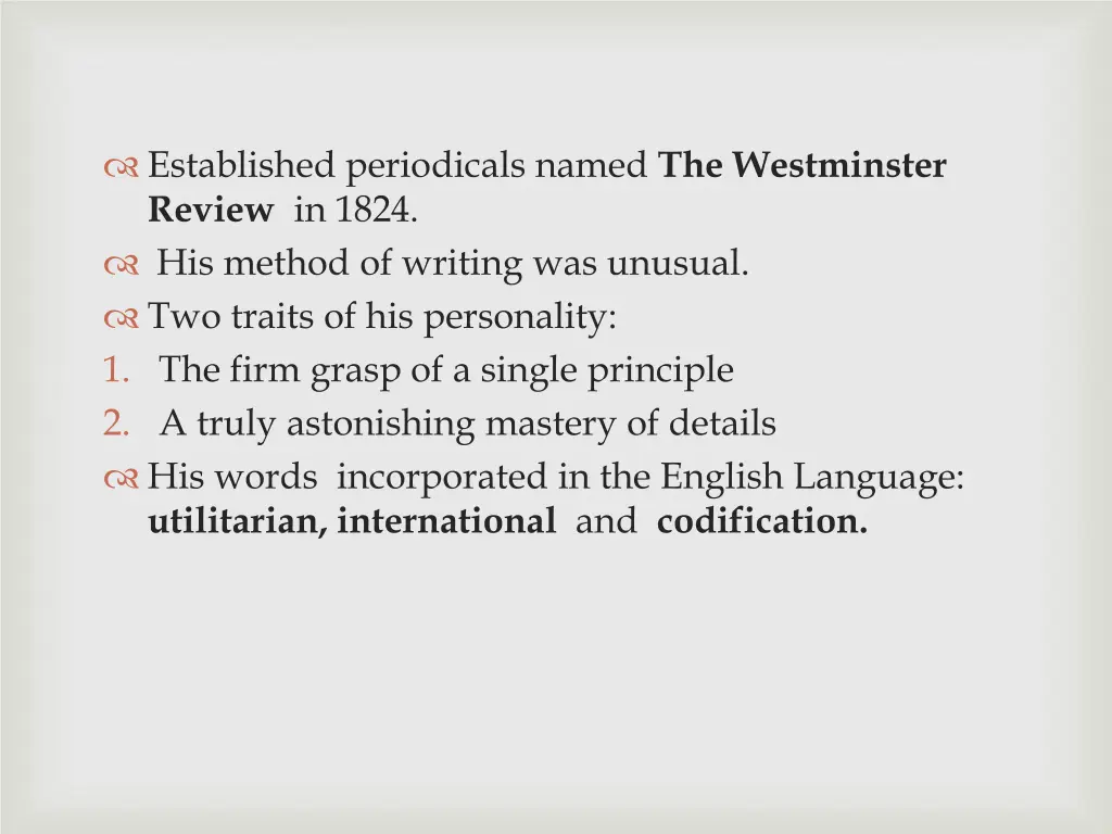 established periodicals named the westminster