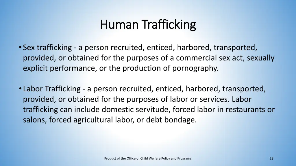 human trafficking human trafficking